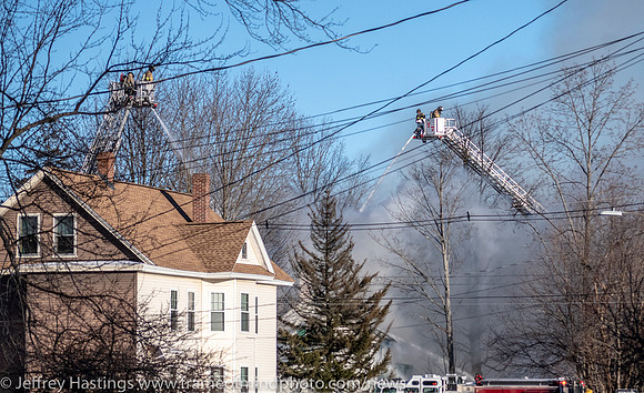 MFD Battles Fire In Frigid Tems