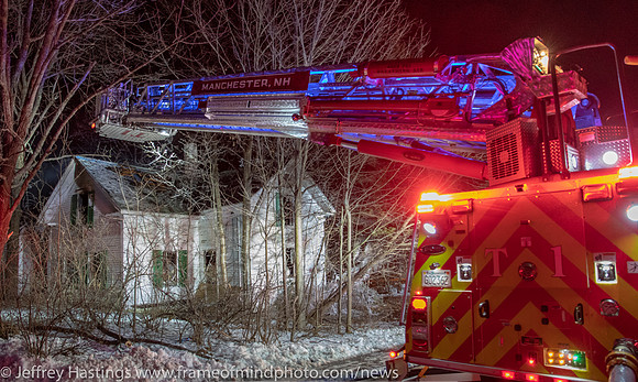 MFD Battles Fire In Frigid Tems