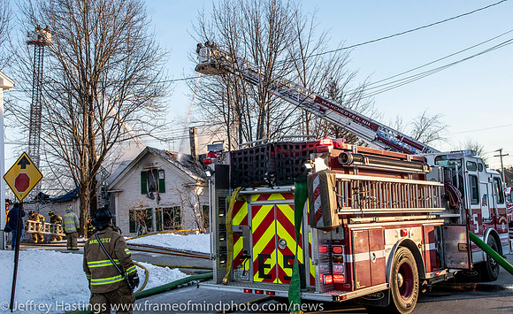 MFD Battles Fire In Frigid Tems