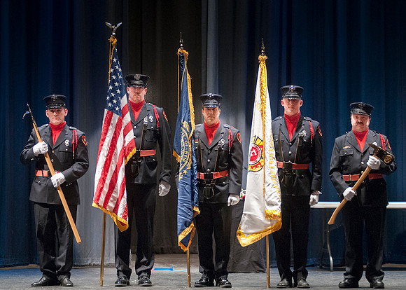 Concord Fire Honor Guard Retire Colors