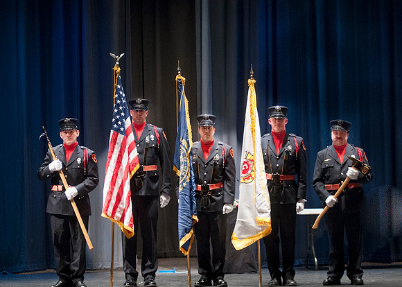Concord Fire Honor Guard Retire Colors