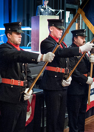 Concord Fire Honor Guard Presenting Colors
