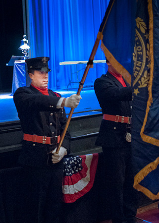 Concord Fire Honor Guard Presenting Colors