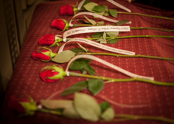 Roses Honoring Line of Duty Deaths
