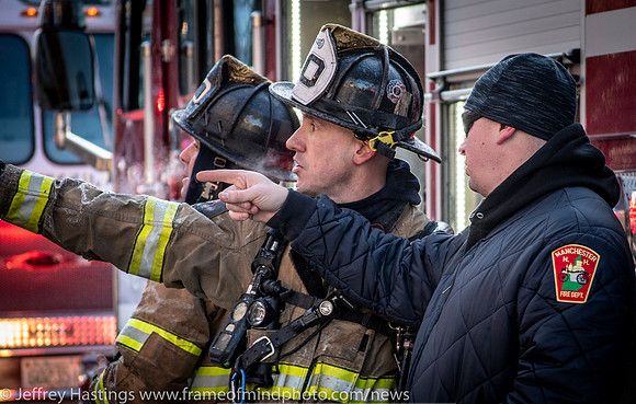 MFD Battles Fire In Frigid Tems