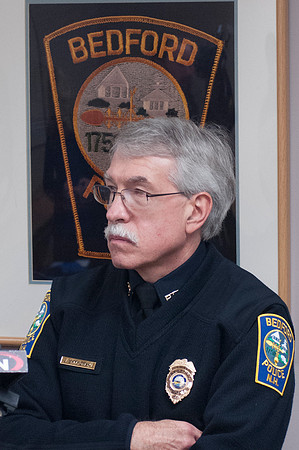 Bedford NH Police Chief John J. Bryfonski at the press conference  1-7-12