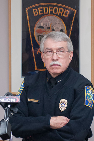 Bedford NH Police Chief John J. Bryfonski at the press conference  1-7-12