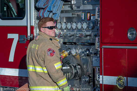 MFD Battles Fire In Frigid Tems