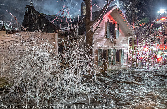 MFD Battles Fire In Frigid Tems