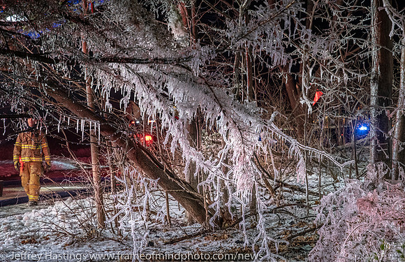 MFD Battles Fire In Frigid Tems