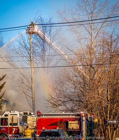 MFD Battles Fire In Frigid Tems
