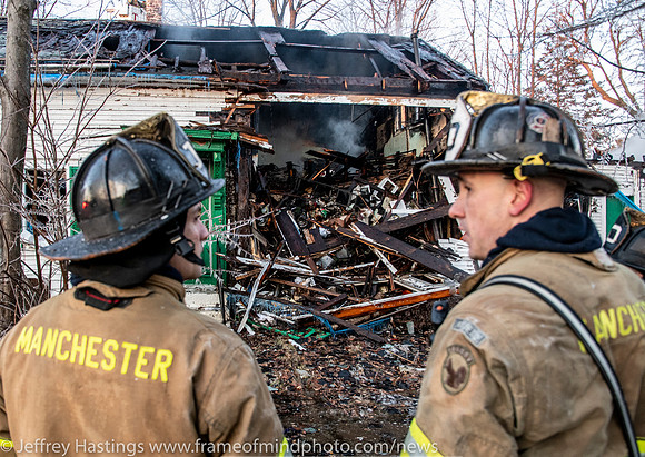 MFD Battles Fire In Frigid Tems