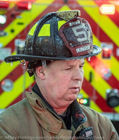 MFD Battles Fire In Frigid Tems