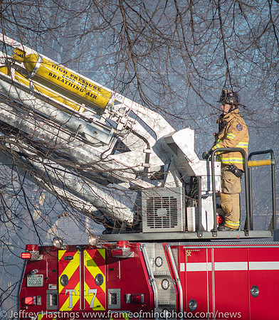 MFD Battles Fire In Frigid Tems
