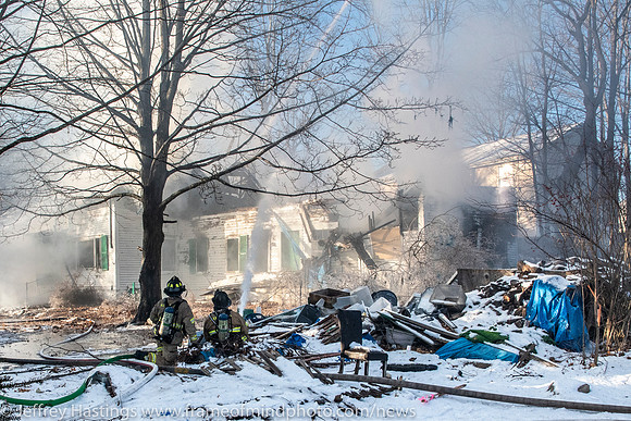MFD Battles Fire In Frigid Tems