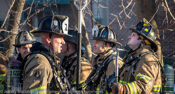MFD Battles Fire In Frigid Tems