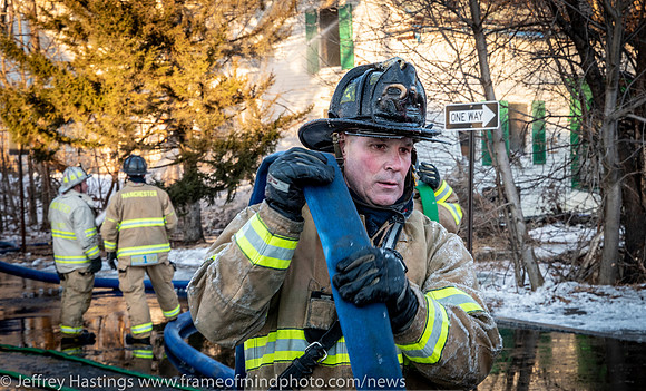 MFD Battles Fire In Frigid Tems
