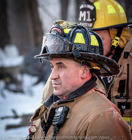 MFD Battles Fire In Frigid Tems