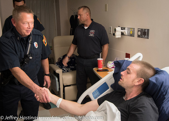 Victim Thanks MFD and AMR For Rescue