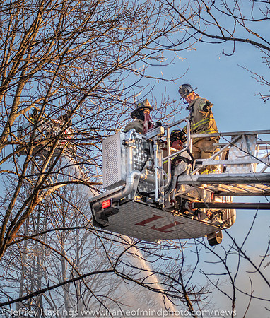 MFD Battles Fire In Frigid Tems