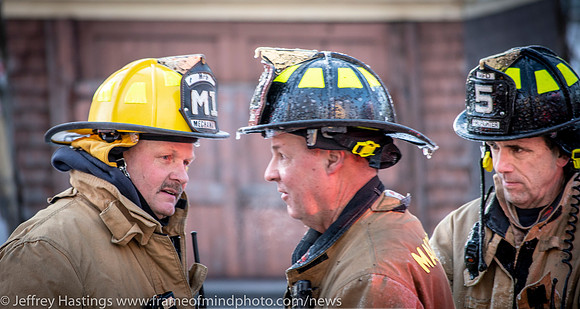 MFD Battles Fire In Frigid Tems
