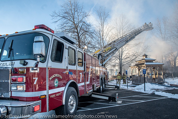 MFD Battles Fire In Frigid Tems