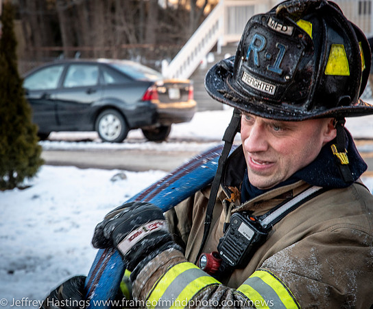 MFD Battles Fire In Frigid Tems