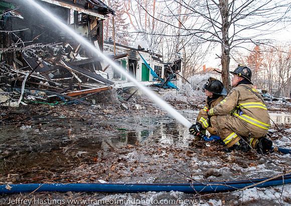 MFD Battles Fire In Frigid Tems