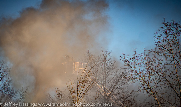 MFD Battles Fire In Frigid Tems