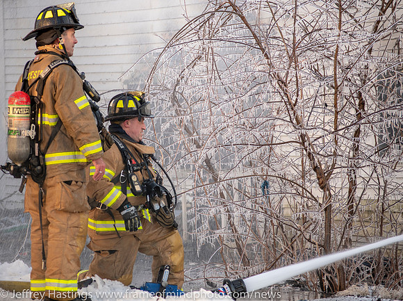 MFD Battles Fire In Frigid Tems
