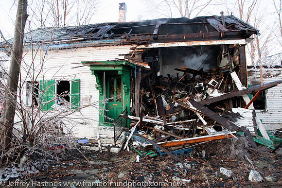 MFD Battles Fire In Frigid Tems
