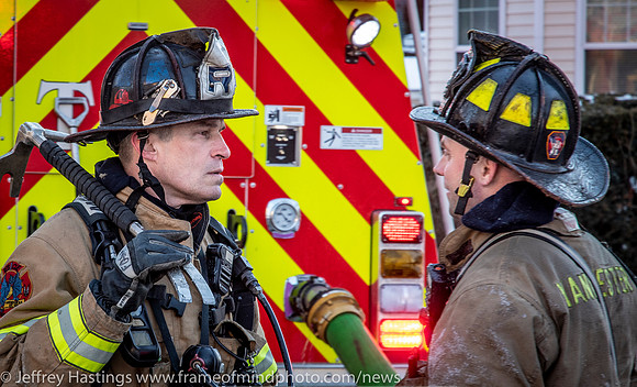 MFD Battles Fire In Frigid Tems