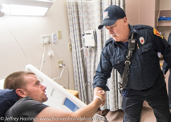 Victim Thanks MFD and AMR For Rescue