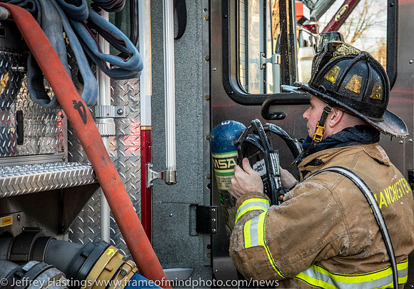 MFD Battles Fire In Frigid Tems