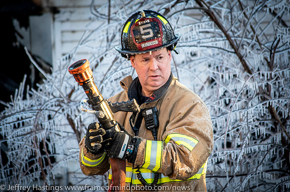 MFD Battles Fire In Frigid Tems