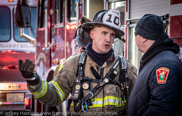 MFD Battles Fire In Frigid Tems