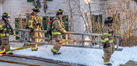 MFD Battles Fire In Frigid Tems
