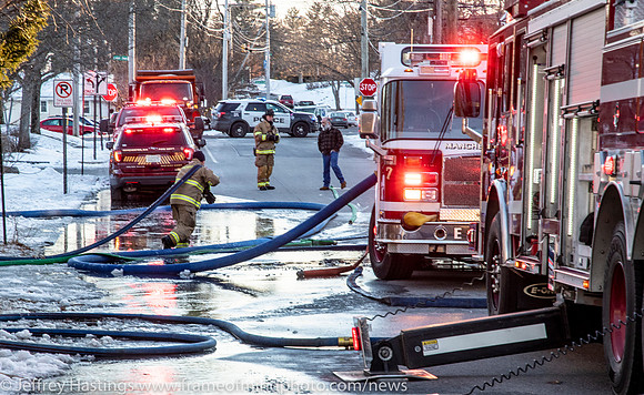 MFD Battles Fire In Frigid Tems