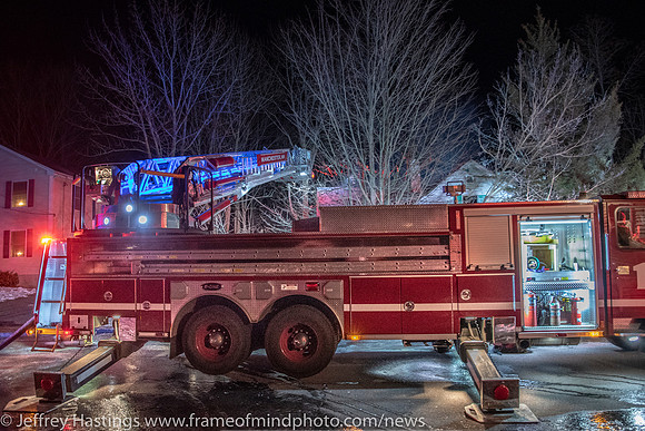 MFD Battles Fire In Frigid Tems