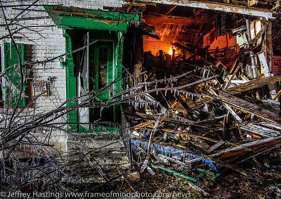 MFD Battles Fire In Frigid Tems