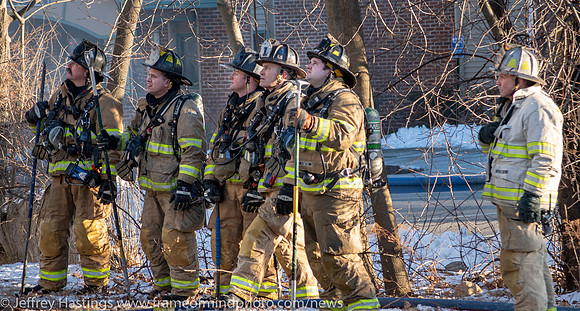 MFD Battles Fire In Frigid Tems