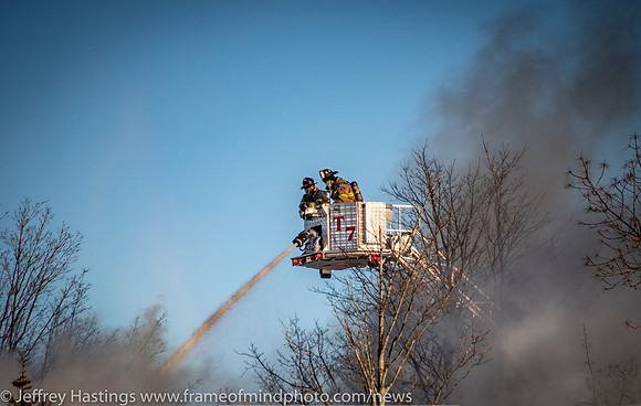 MFD Battles Fire In Frigid Tems