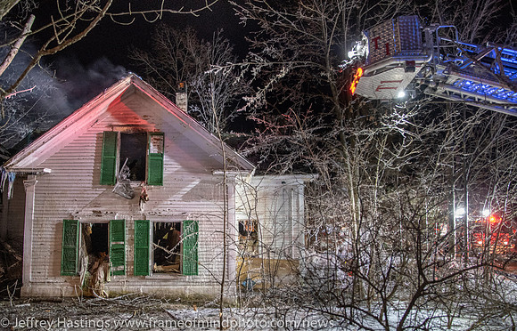 MFD Battles Fire In Frigid Tems