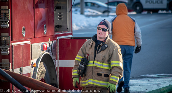 MFD Battles Fire In Frigid Tems