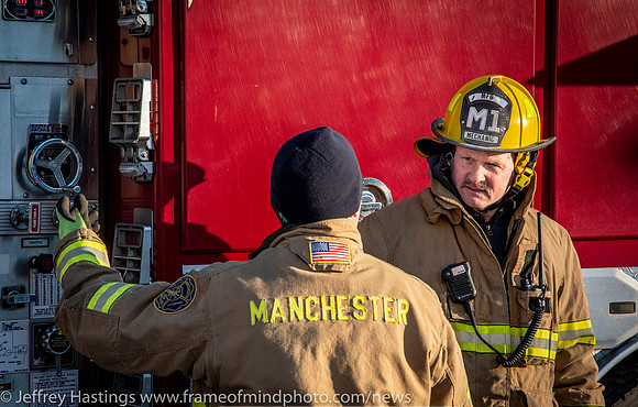 MFD Battles Fire In Frigid Tems