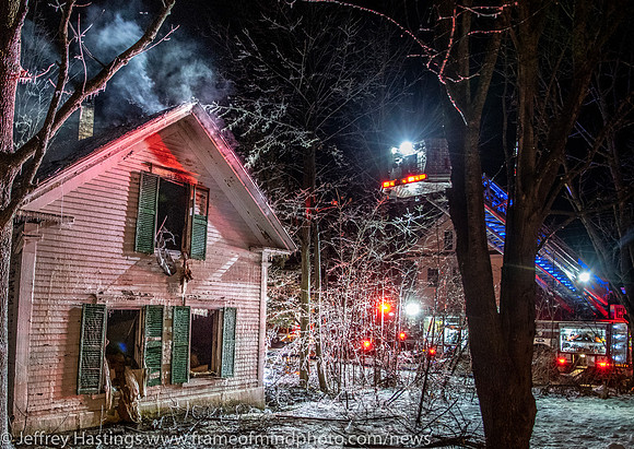 MFD Battles Fire In Frigid Tems