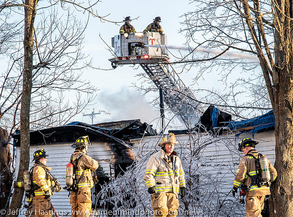 MFD Battles Fire In Frigid Tems
