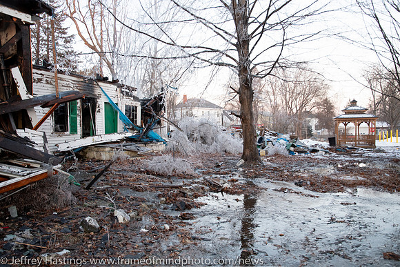 MFD Battles Fire In Frigid Tems
