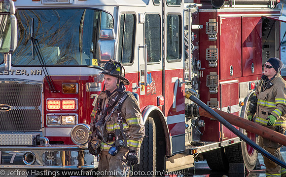 MFD Battles Fire In Frigid Tems