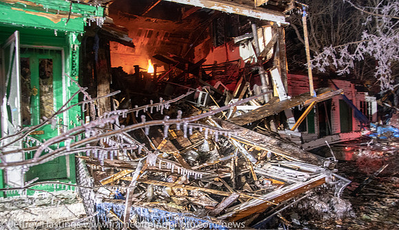 MFD Battles Fire In Frigid Tems